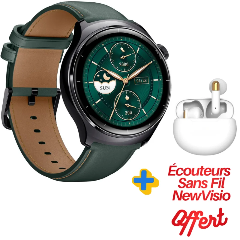 Montre connectée Mibro Lite 3 Pro 22mm / Vert Avec Écouteurs Sans Fil NewVisio Offert + STRAP MIBRO WATCH Lite 3 PRO GRIS - photo 1