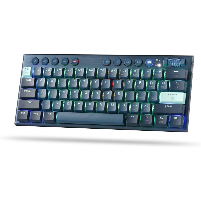 Clavier Gamer Mécanique Redragon NOCTIS K632 PRO RGB / Red Switch / BLEU - Redragon - photo 6