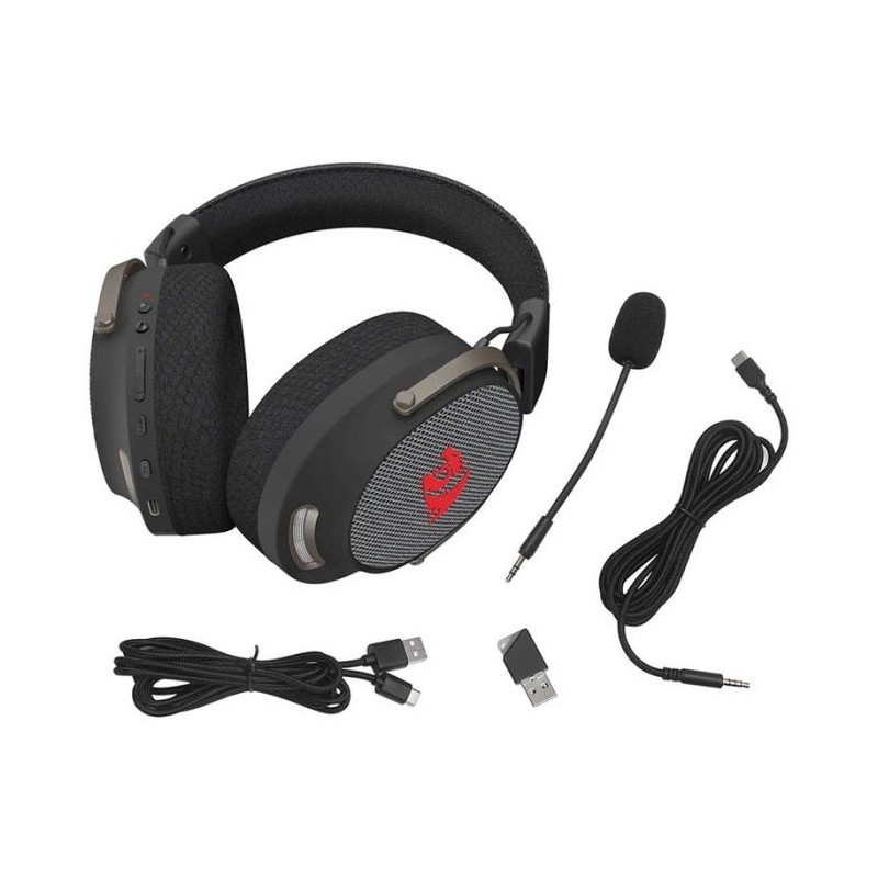 Casque Gamer Sans Fil REDRAGON H858 Arrow / Bluetooth / Noir - Redragon - photo 6