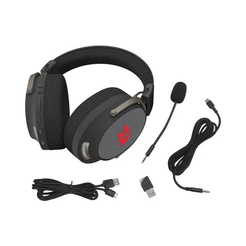 Casque Gamer Sans Fil REDRAGON H858 Arrow / Bluetooth / Noir - Redragon - photo 6
