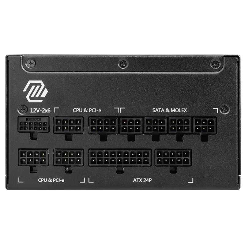Boîte d'alimentation MSI MAG A1250GL PCIE5 / 80 PLUS Gold / 1250 W / Noir - MSI - photo 2