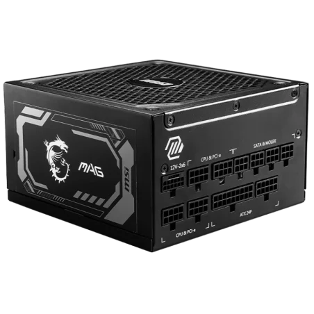 Boîte d'alimentation MSI MAG A1250GL PCIE5 / 80 PLUS Gold / 1250 W / Noir - MSI - photo 7