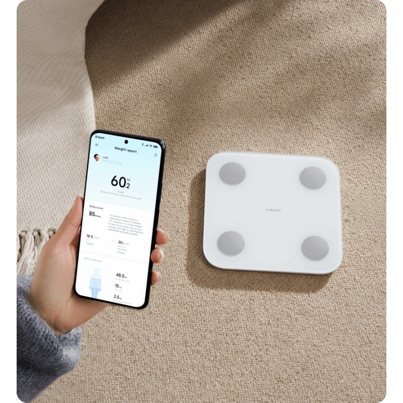Pèse Personne Xiaomi Body Composition Scale S400 / Blanc - Xiaomi - photo 2
