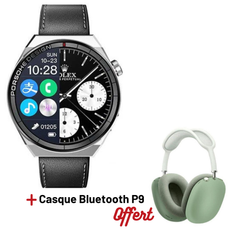 Smartwatch Celebrat Yison SW5Pro / Noir Avec Casque Bluetooth P9 Vert Offert - photo 4