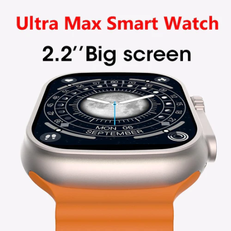 Smartwatch 8 Ultra multifonction SW8 PRO MAX / Orange et Noir - photo 9