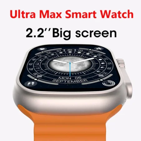 Smartwatch 8 Ultra multifonction SW8 PRO MAX / Orange et Noir - photo 9