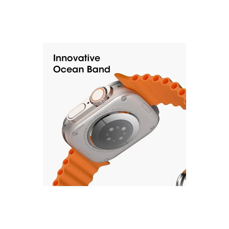 Smartwatch 8 Ultra multifonction SW8 PRO MAX / Orange et Noir - photo 4