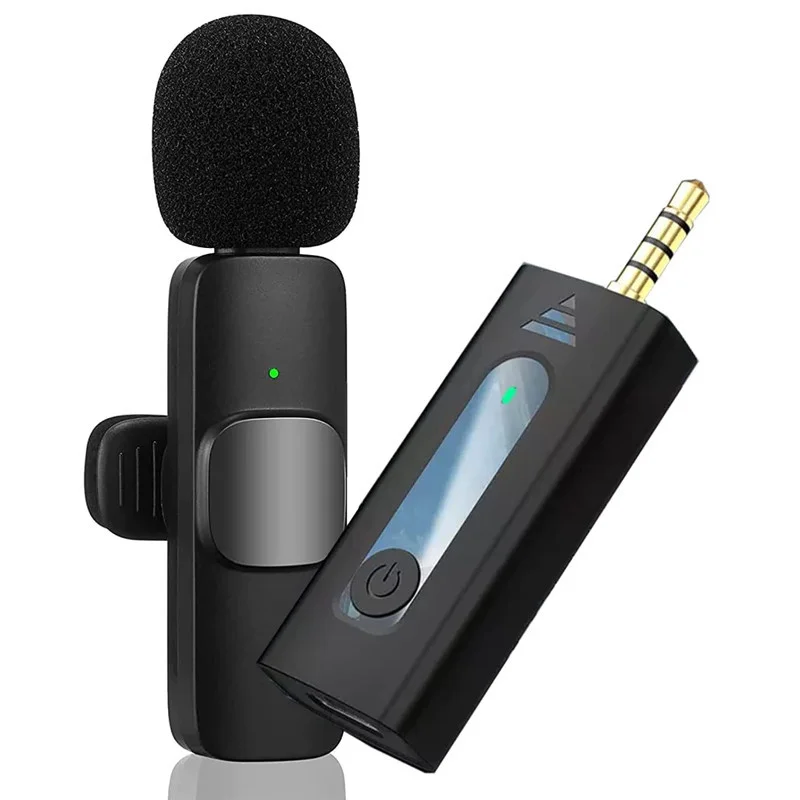 Mini Microphone Sans fil K35 Jack 3.5 mm / Noir - photo 2