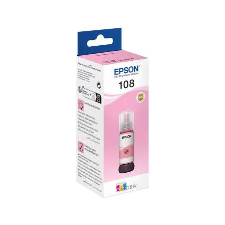 Bouteille D'encre Original EPSON ECOTANK 108 / Light Magenta - Epson - photo 3