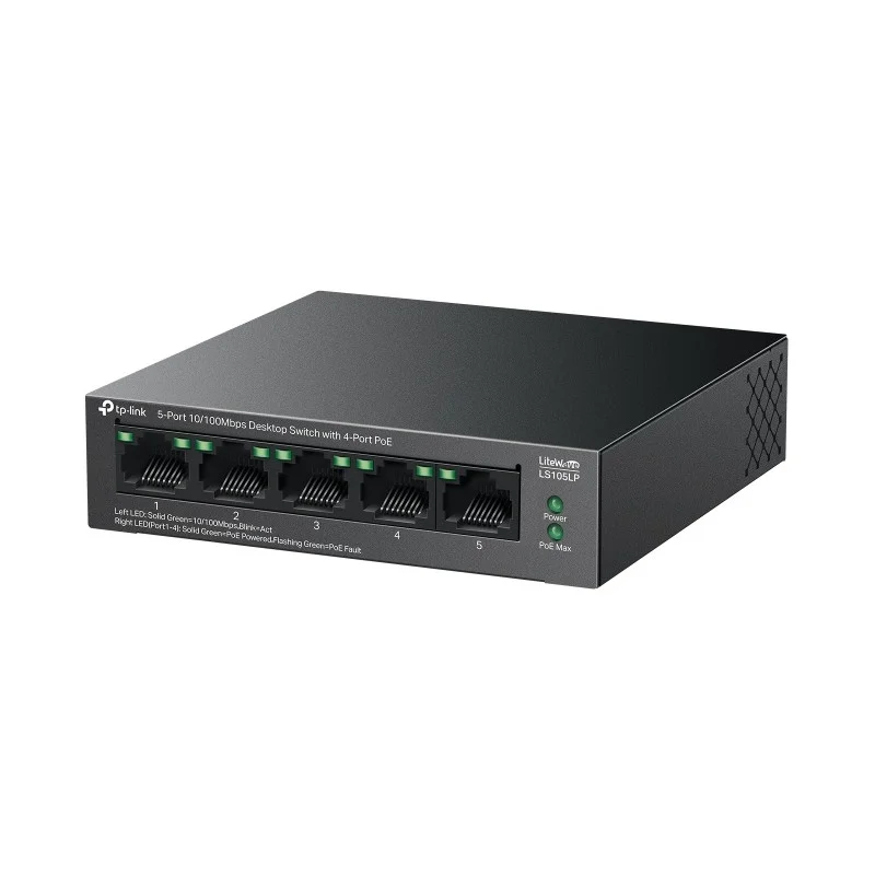 Switch de bureau TP-Link 5 ports 10/100 Mbps avec PoE 4 ports - TP-Link - photo 3