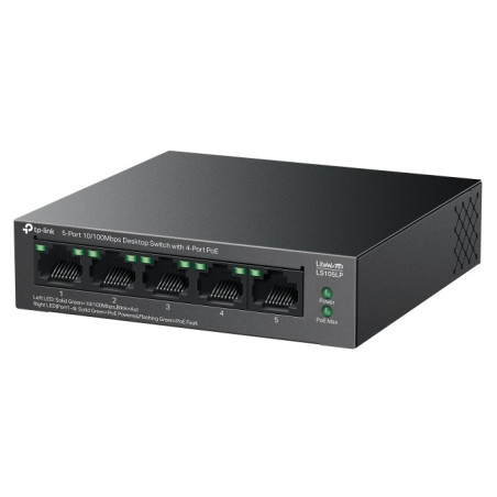 Switch de bureau TP-Link 5 ports 10/100 Mbps avec PoE 4 ports - TP-Link - photo 9