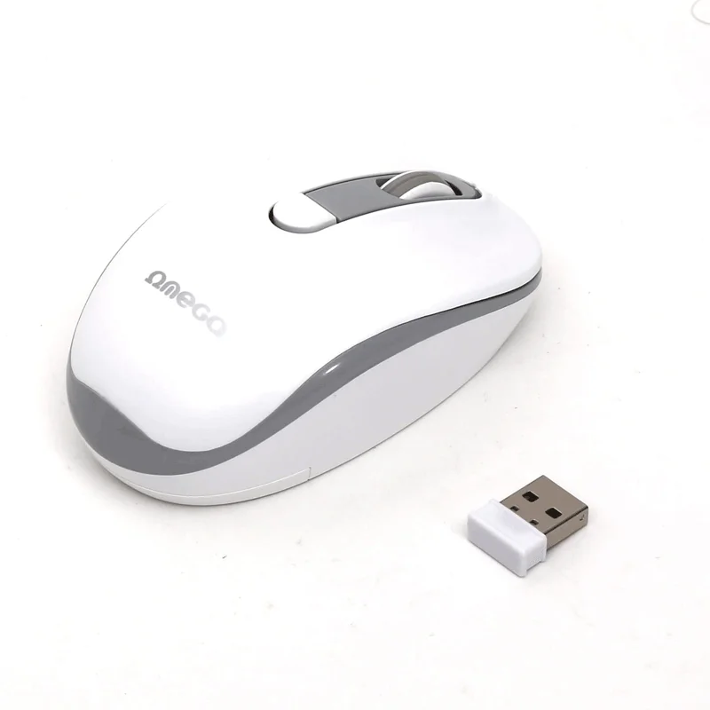 SOURIS OMEGA SANS FIL 1600DPI Blanc/Gris - photo 2