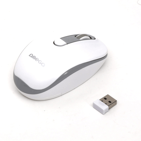 SOURIS OMEGA SANS FIL 1600DPI Blanc/Gris - photo 3
