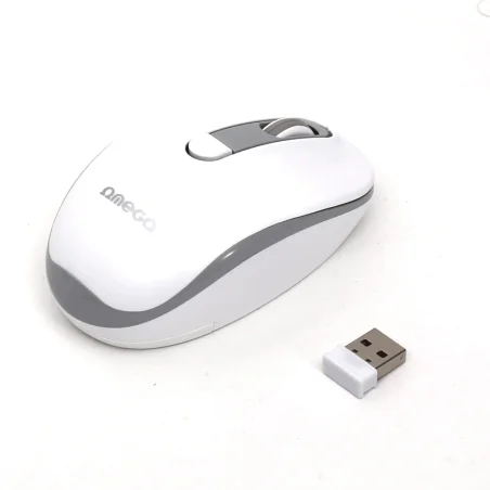 SOURIS OMEGA SANS FIL 1600DPI Blanc/Gris - photo 3
