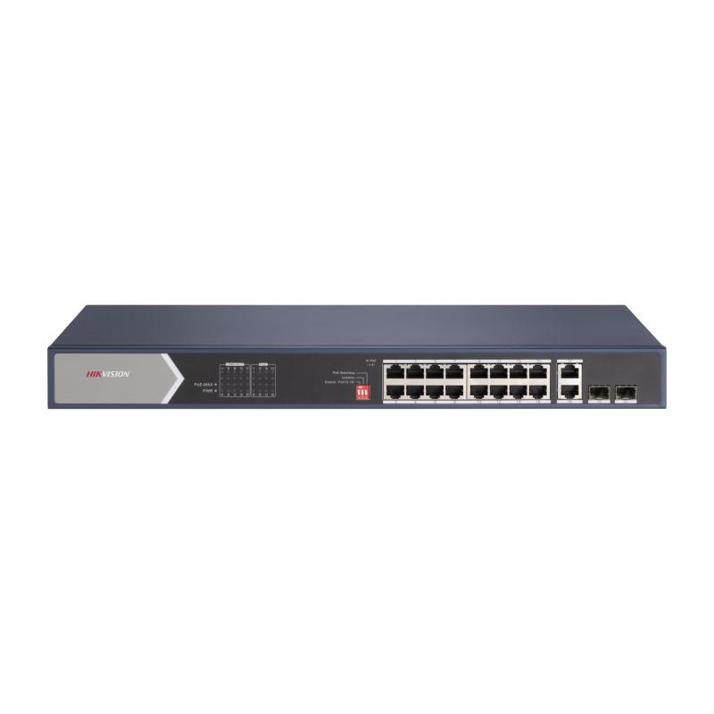 Switch HIKVISION DS-3E0520HP-E 16 Port Gigabit Smart POE / 2 Gigabit SFP - photo 2