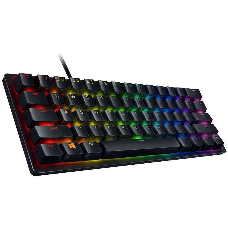 Clavier Gaming Filaire Razer Huntsman Mini / RGB / USB-C / Violet Switch / Noir - Razer - photo 2