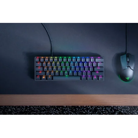 Clavier Gaming Filaire Razer Huntsman Mini / RGB / USB-C / Violet Switch / Noir - Razer - photo 14