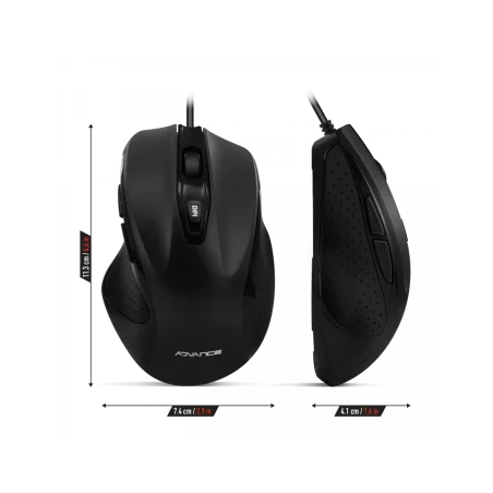 Souris Optique Filaire Advance 6D - Noir - photo 14