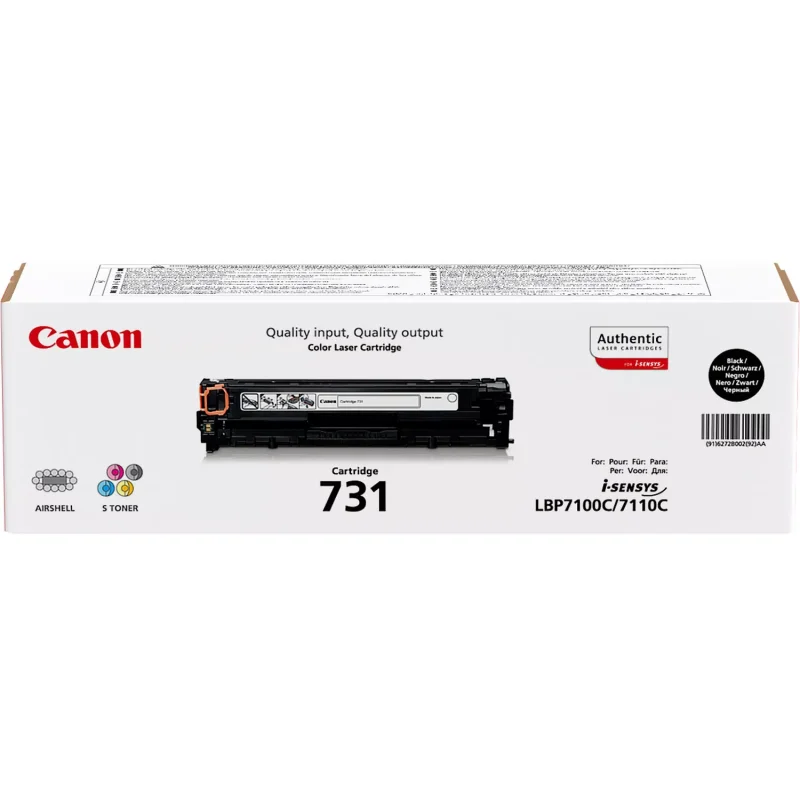 Toner Original Canon 731BK / 1400 Pages / Noir - Canon - photo 2