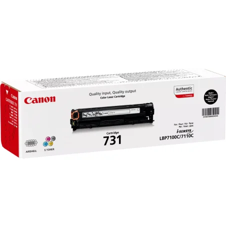 Toner Original Canon 731BK / 1400 Pages / Noir - Canon - photo 4