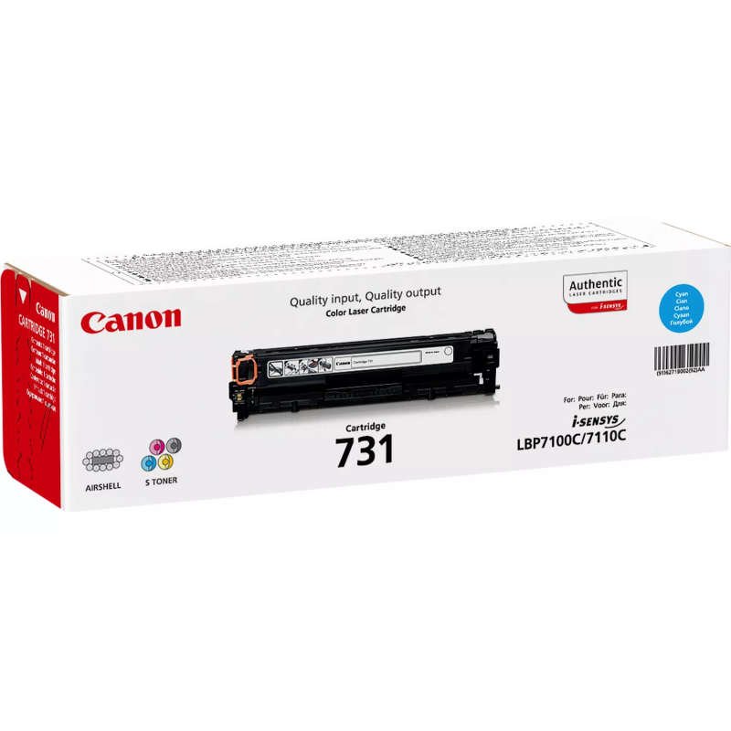 Toner Original Canon 731C / 1500 Pages / Cyan - Canon - photo 1