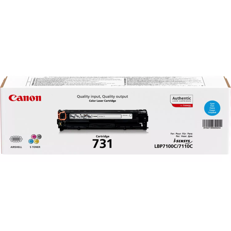Toner Original Canon 731C / 1500 Pages / Cyan - Canon - photo 2