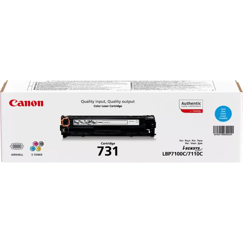 Toner Original Canon 731C / 1500 Pages / Cyan - Canon - photo 2