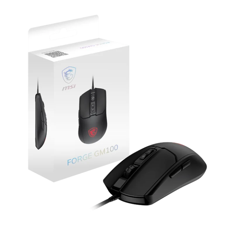 Souris Gaming Filaire MSI FORGE GM100 / LED RGB / Noir - MSI - photo 5