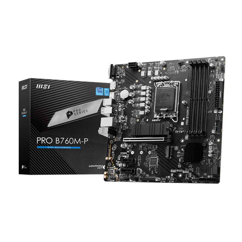 Carte mère MSI PRO B760M-P DDR5 mATX - MSI - photo 1