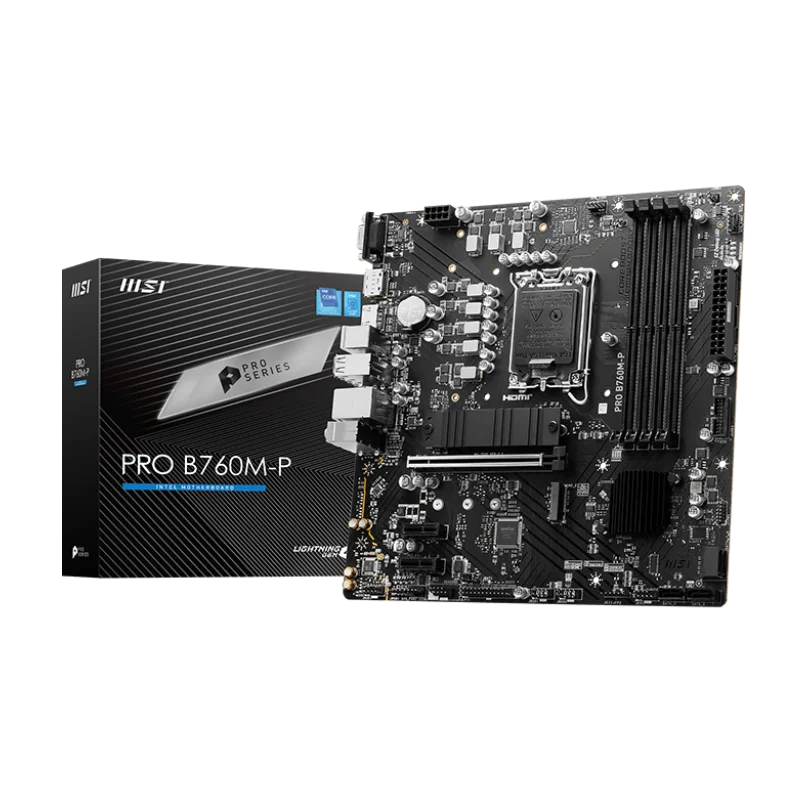 Carte mère MSI PRO B760M-P DDR5 mATX - MSI - photo 1