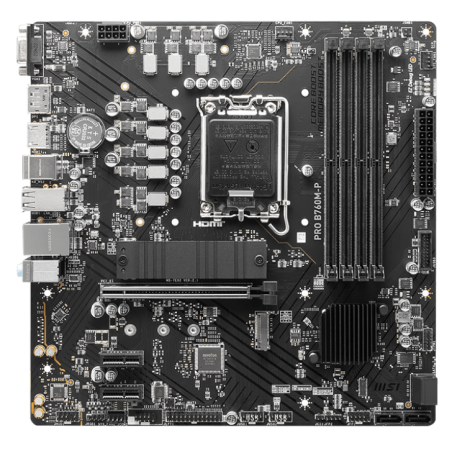 Carte mère MSI PRO B760M-P DDR5 mATX - MSI - photo 8