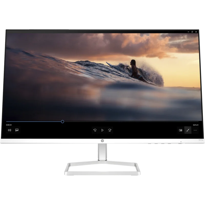 Écran HP 94F46AS 27" Full HD IPS / 100 Hz / HDMI / VGA / Blanc - HP - photo 6