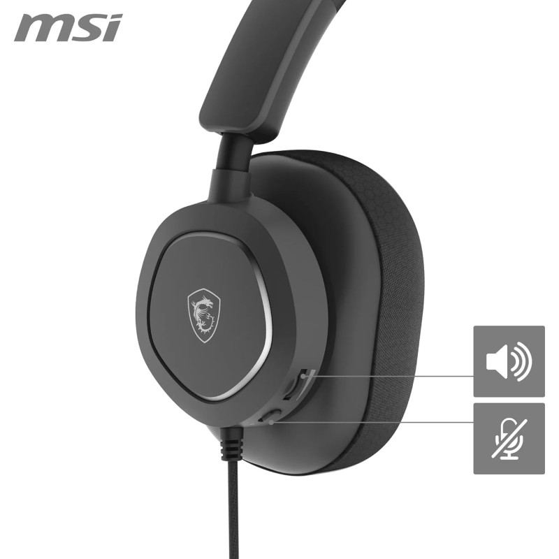 Casque Gaming MSI Maestro 300 / Noir - MSI - photo 4
