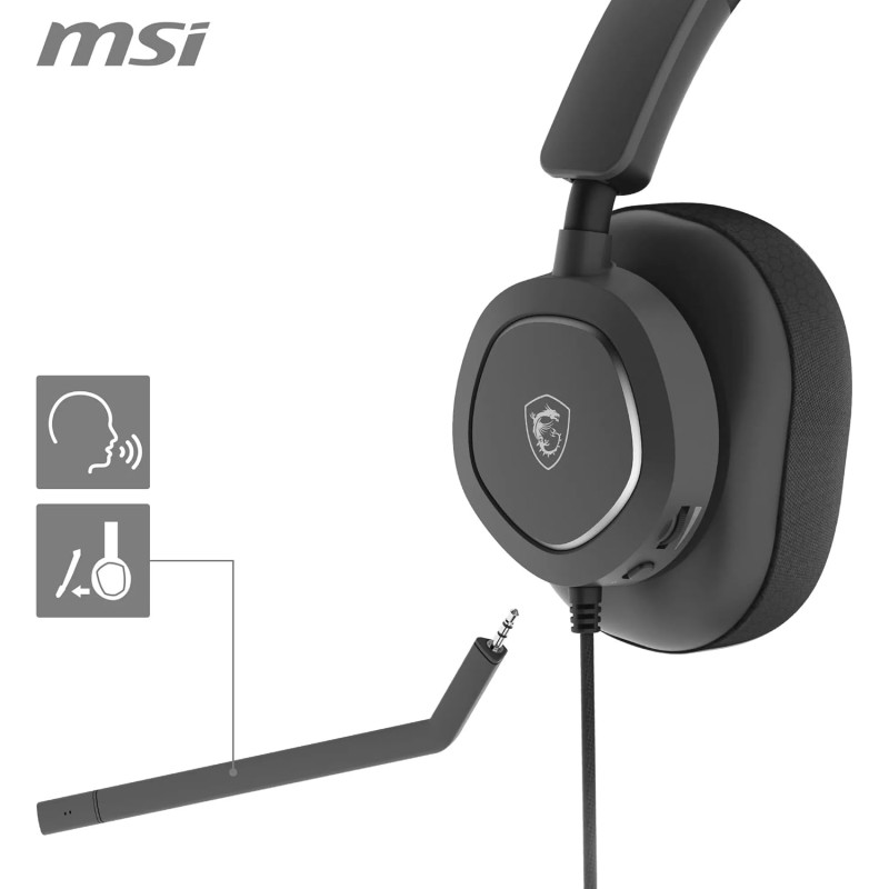 Casque Gaming MSI Maestro 300 / Noir - MSI - photo 6