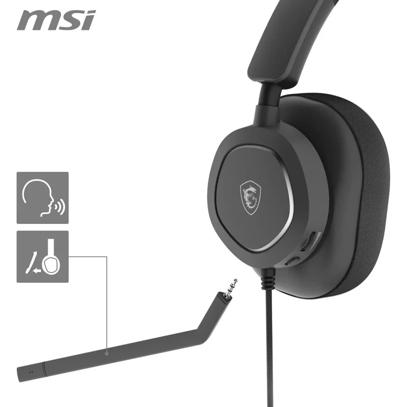 Casque Gaming MSI Maestro 300 / Noir - MSI - photo 6