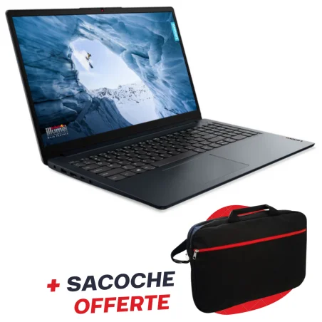 Pc Portable Lenovo IdeaPad 1 15IJL7 / Celeron N4500 / 8 Go / 256 Go SSD / Bleu Avec SACOCHE Offert - Lenovo - photo 5