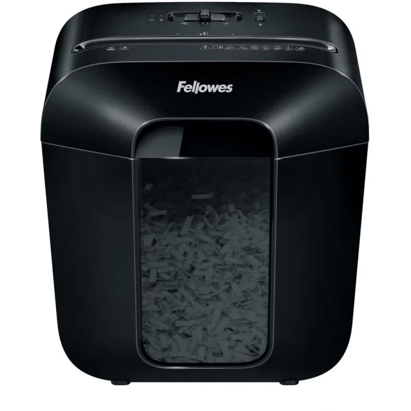 Destructeur de Documents Fellowes LX-50 / Coupe Croisée / Noir