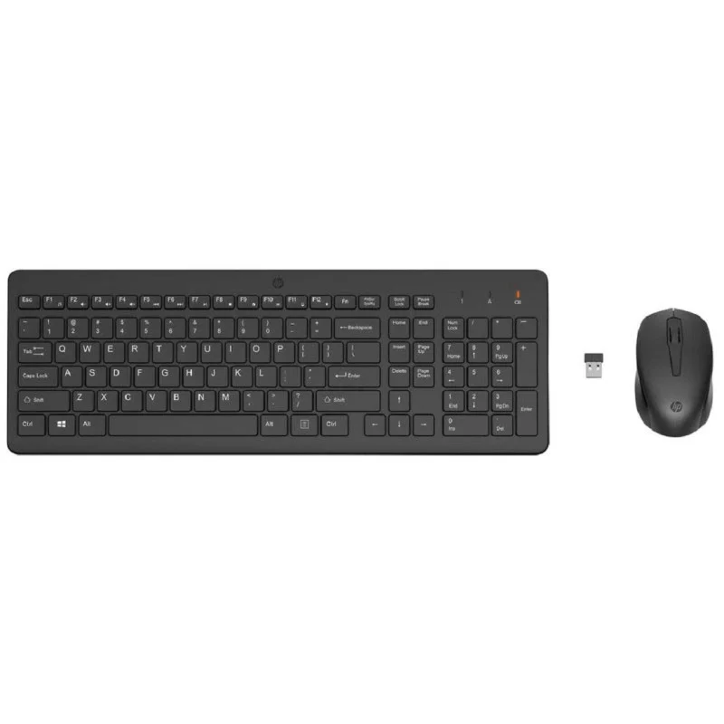 ENSEMBLE CLAVIER ET SOURIS SANS FIL HP 330 AVEC VOYANTS LED - COMBO FR ARABISE