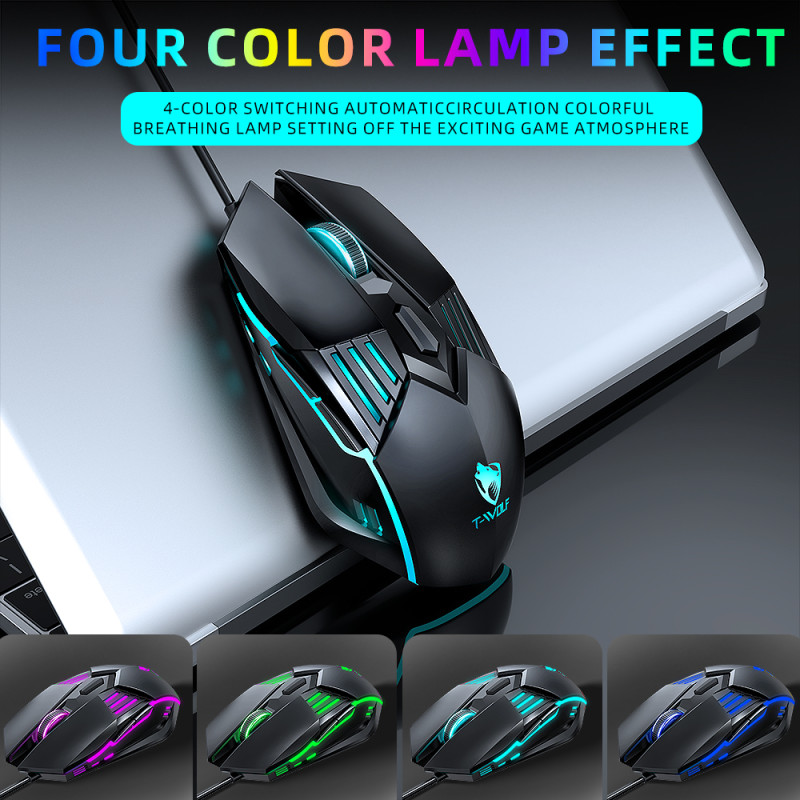 Souris Gamer Filaire T-WOLF G560 / Noir - photo 4