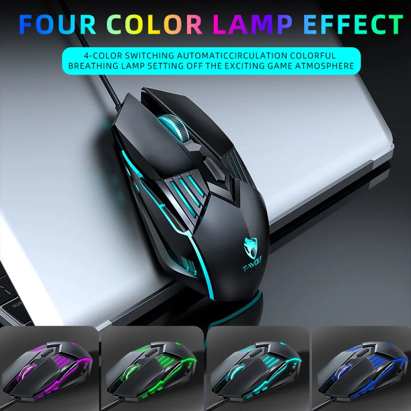 Souris Gamer Filaire T-WOLF G560 / Noir - photo 4