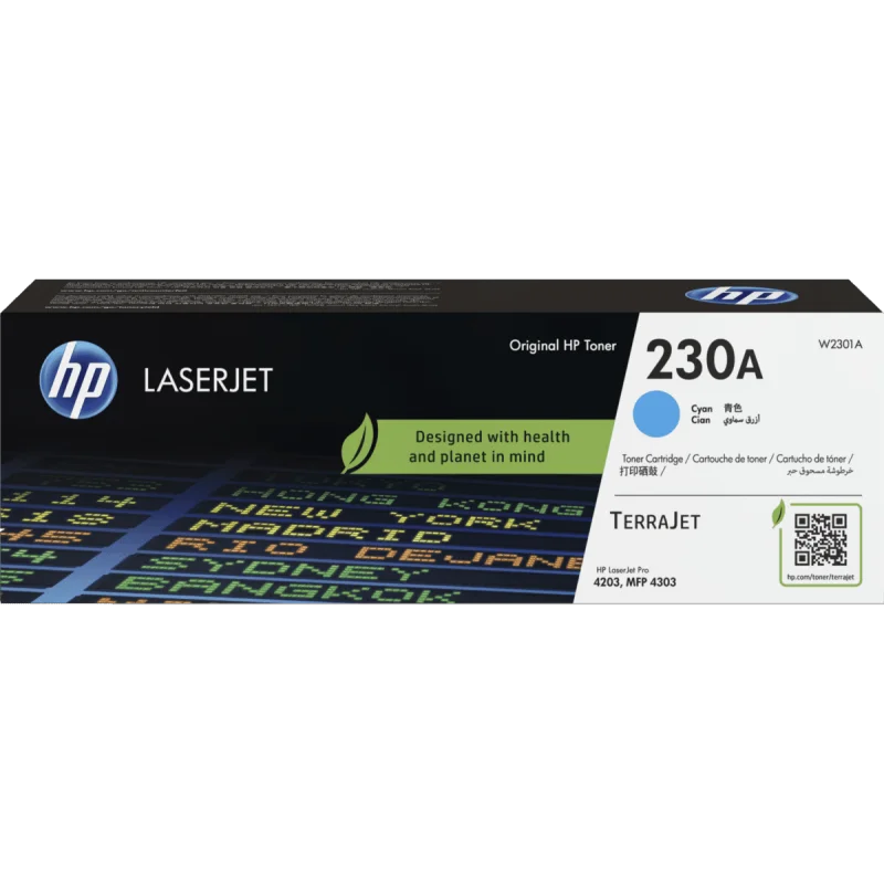 Cartouche de toner Cyan d'origine HP 230A LaserJet