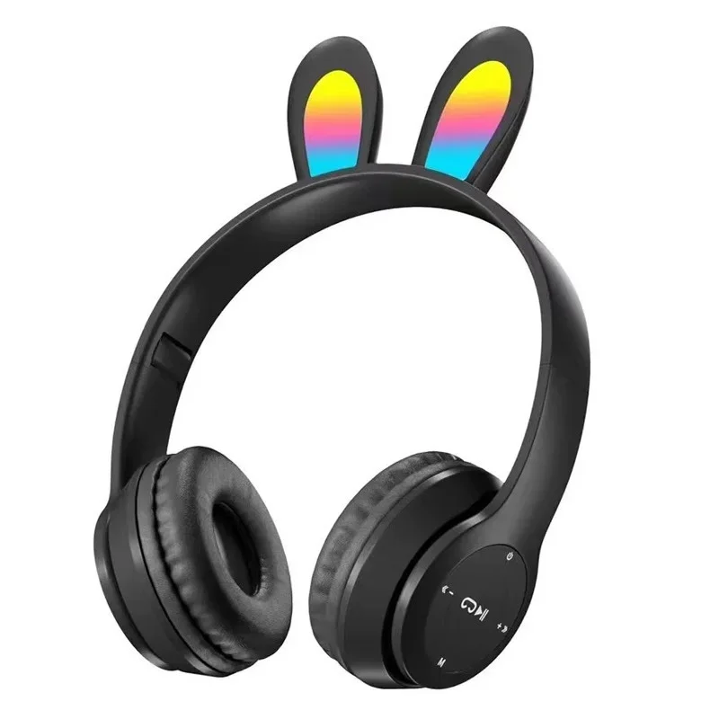 Casque Bluetooth P47R Pour Enfants-RABBIT -BLACK - photo 1