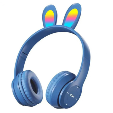 Casque Bluetooth P47R Pour Enfants-RABBIT -BLEU - photo 3
