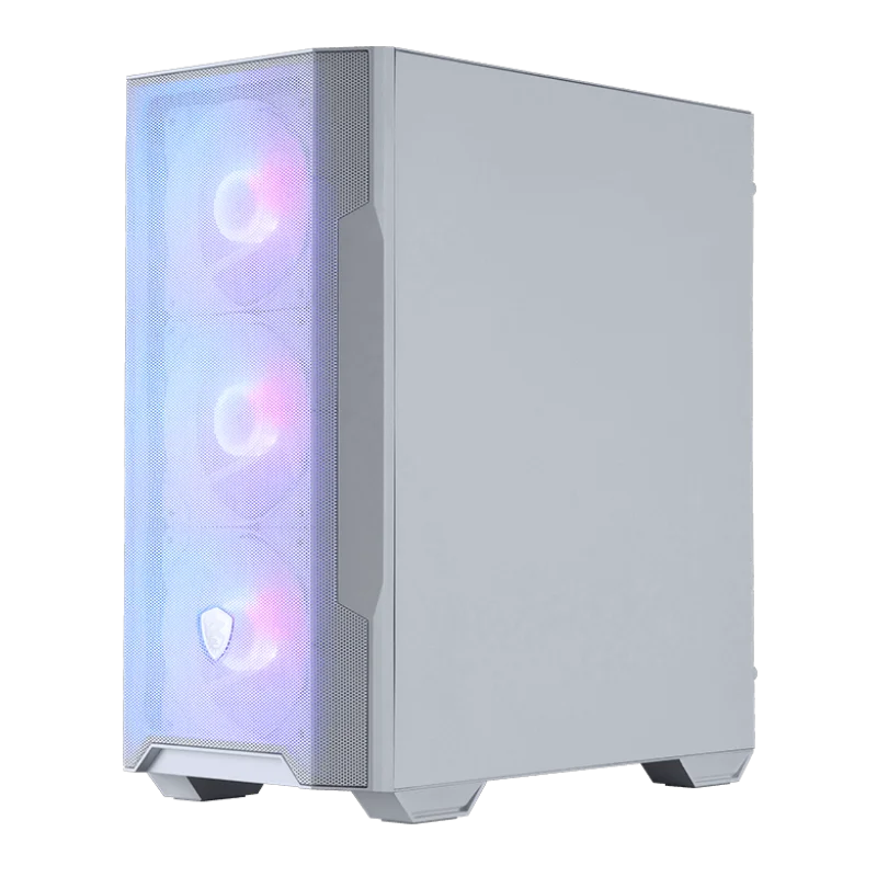 Boîtier Gamer Micro Tour MSI MAG FORGE M100R / RGB / Micro-ATX / WHITE