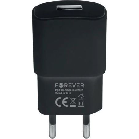 Chargeur Secteur Forever Tc-01 USB / 2A / Noir - photo 5