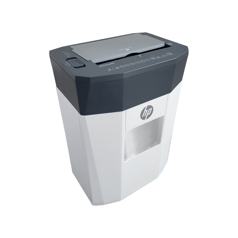 Destructeur de documents HP OneShred Auto 80CC / 15 Litres / Coupe Transversale / Blanc - HP - photo 1