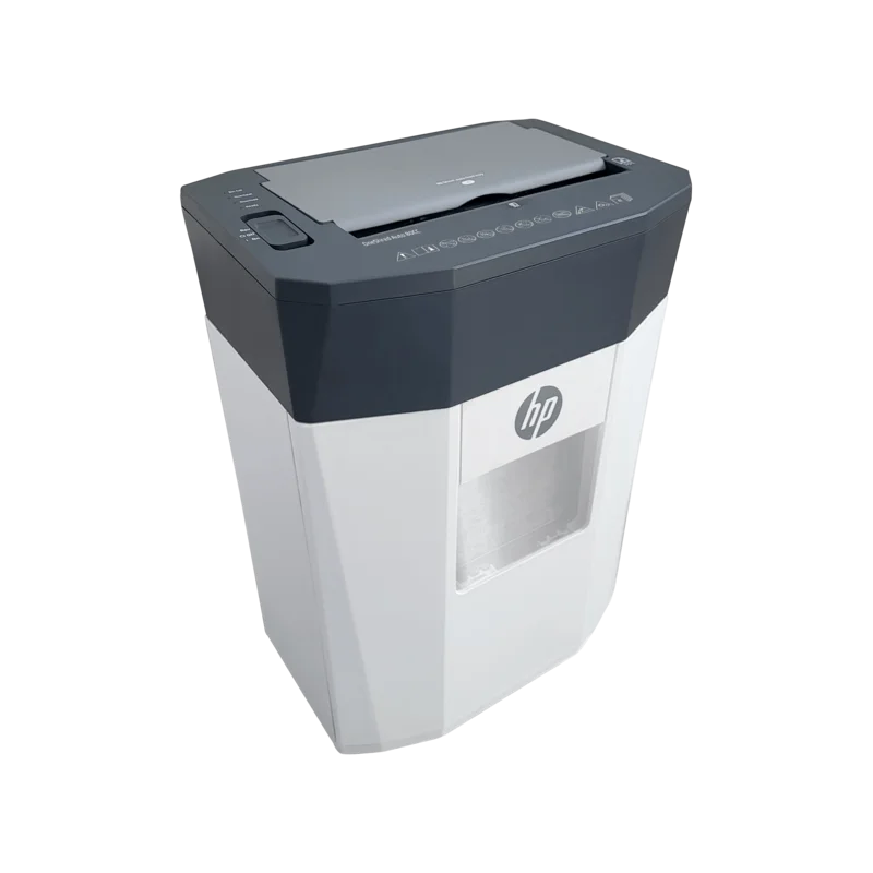 Destructeur de documents HP OneShred Auto 80CC / 15 Litres / Coupe Transversale / Blanc