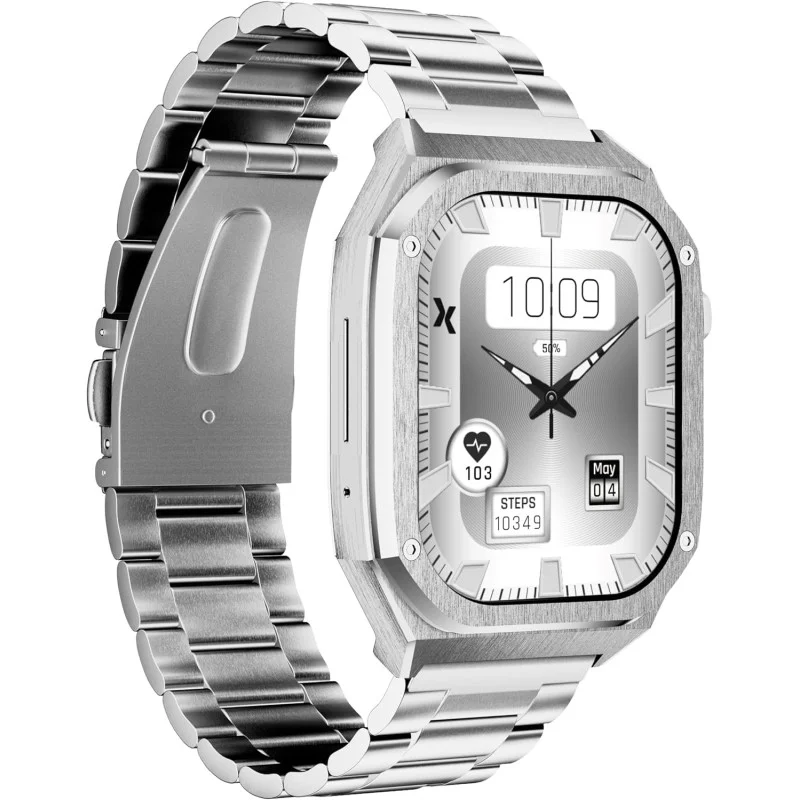 Montre connectée Maxcom FW65 Iron S Argent - photo 1