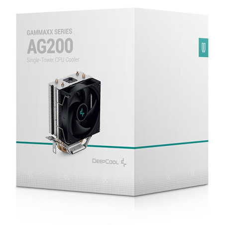 Refroidisseur d'air pour processeur DeepCool AG200 / LGA 1700 / AM5 / Noir - photo 11