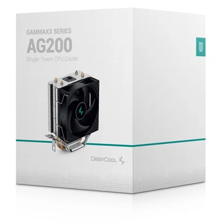 Refroidisseur d'air pour processeur DeepCool AG200 / LGA 1700 / AM5 / Noir - photo 11
